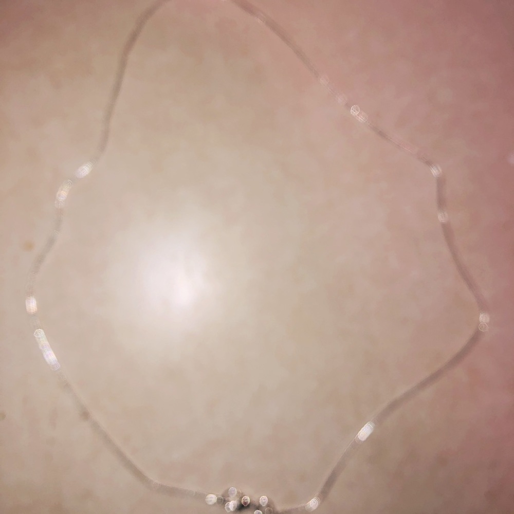 White gold filled necklace